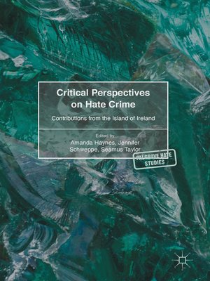 cover image of Critical Perspectives on Hate Crime